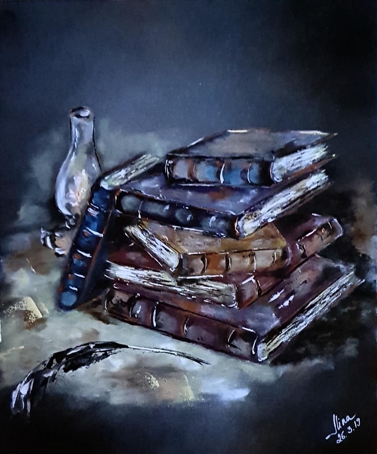 ArteDiAlina.com painting: some old memories